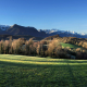 Point de vue sur les Pyrénées depuis Saint Vincent