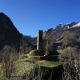 Le château de Castet et le Pic du Midi d'Ossau