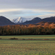 Vue des Pyrénées à la Montjoie entre Nay et Coarraze