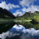 Le pic du Balaïtous et le lac du Tech