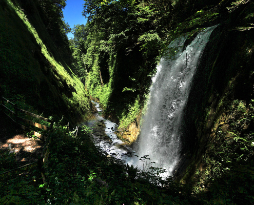 La cascade du Gros Hêtre au printemps